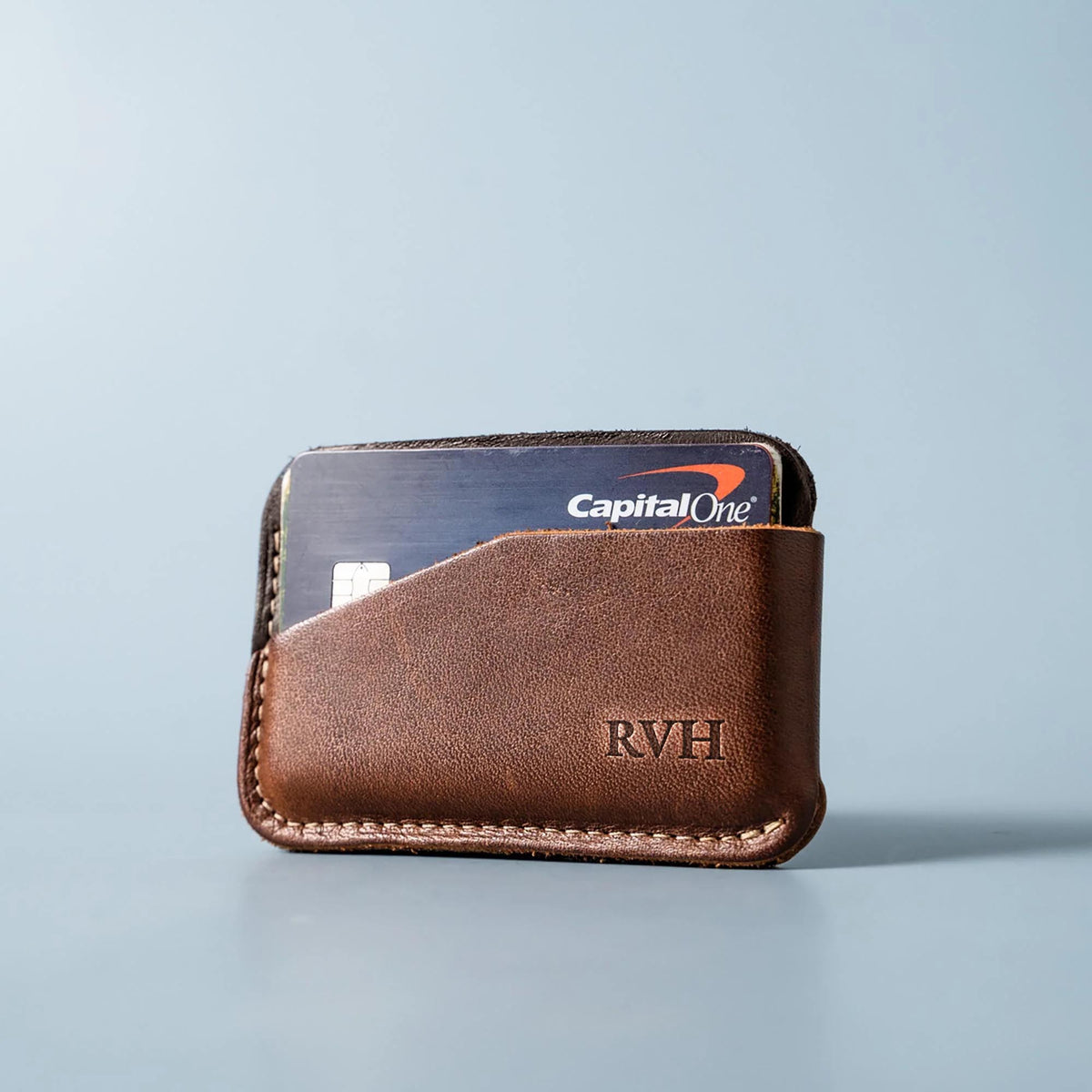 The Charleston Personalized Fine Leather Triple Sleeve Front Pocket Wallet