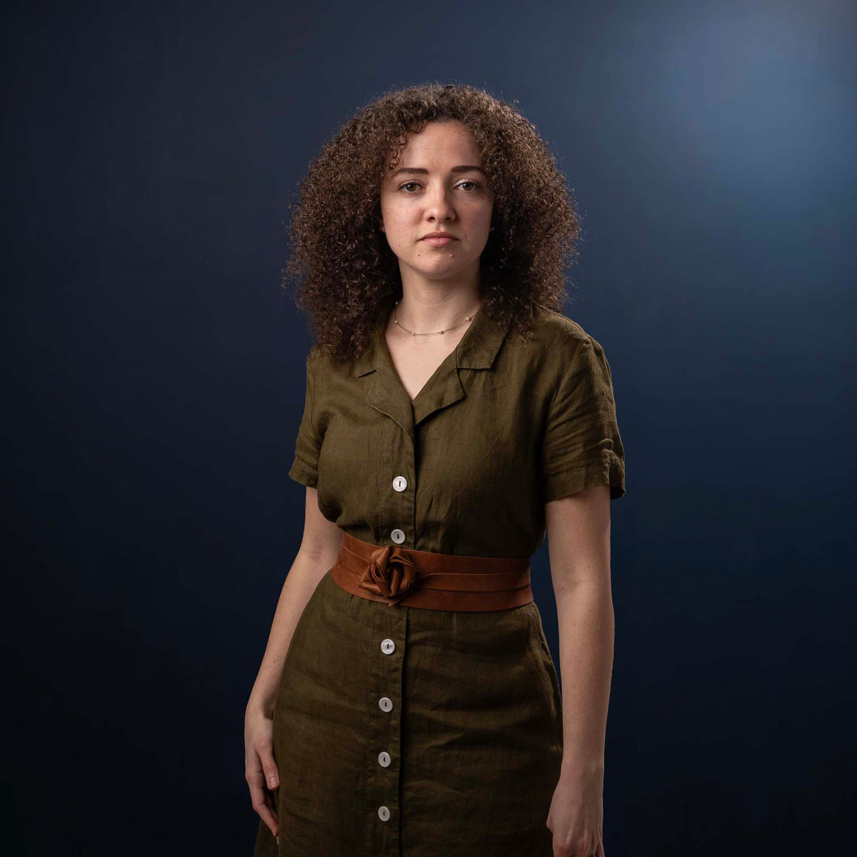 Women's Full Grain Leather Wrap Belt