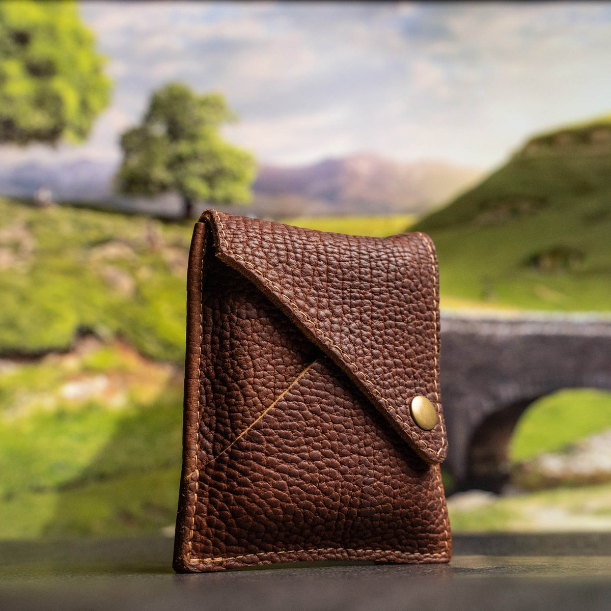 Fine Leather Playing Card Deck Sleeve