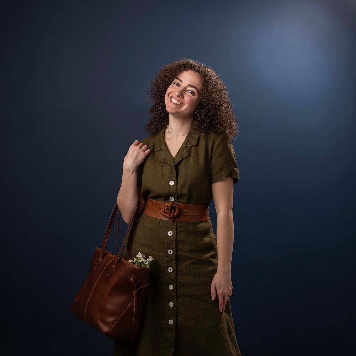 Women's Full Grain Leather Wrap Belt