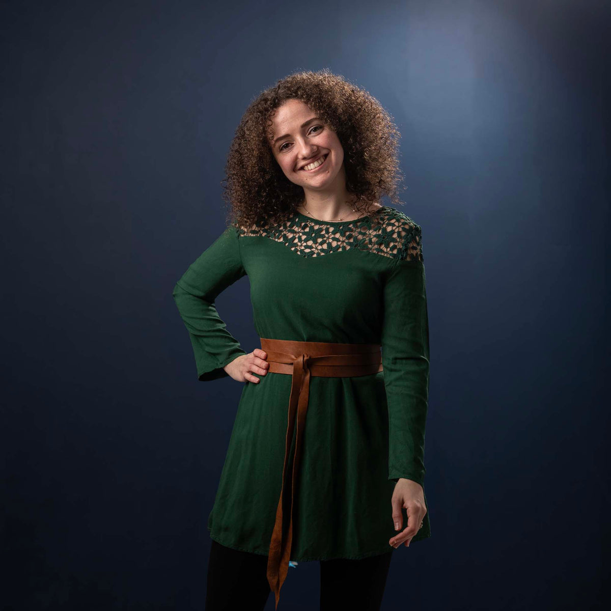 Women's Full Grain Leather Wrap Belt