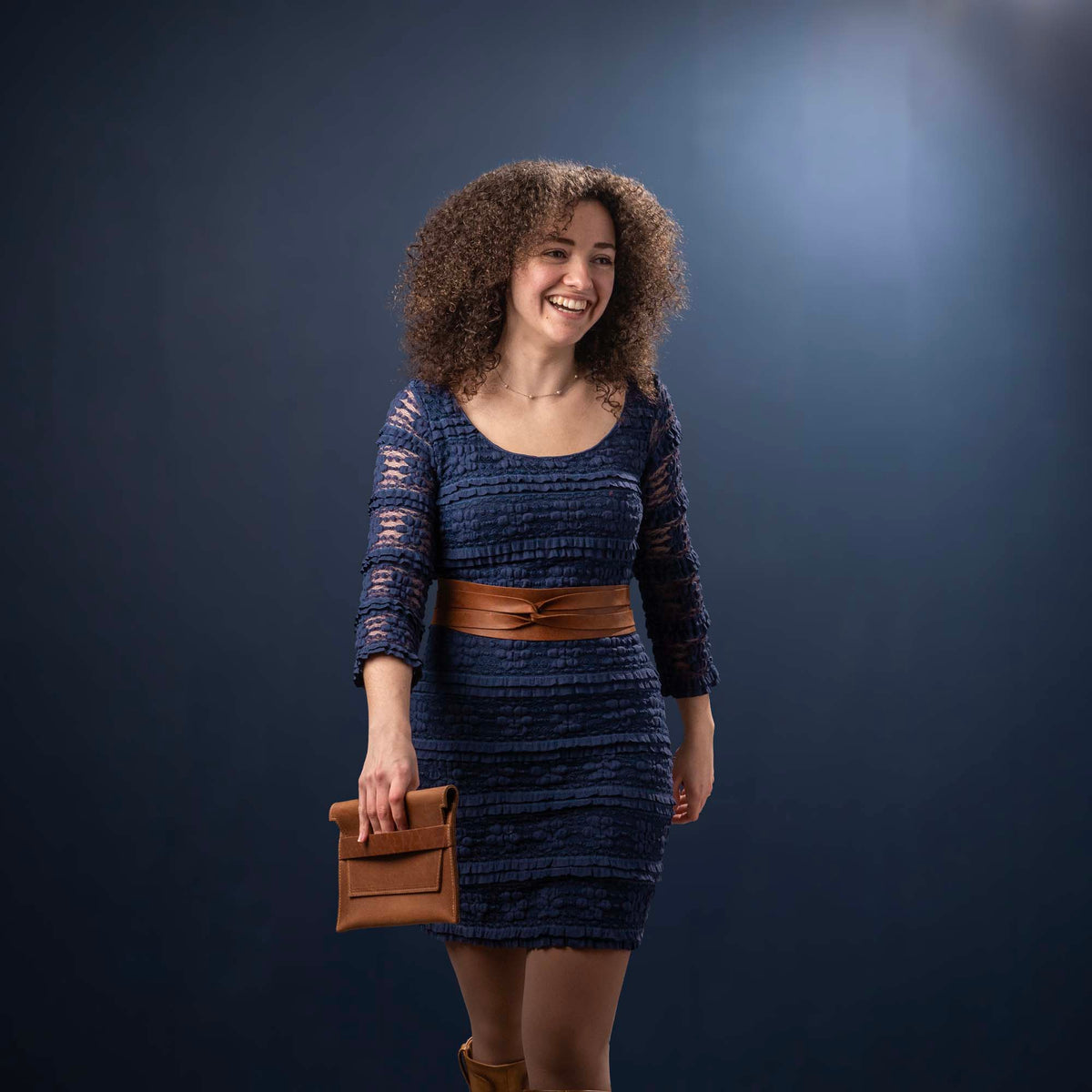 Women's Full Grain Leather Wrap Belt