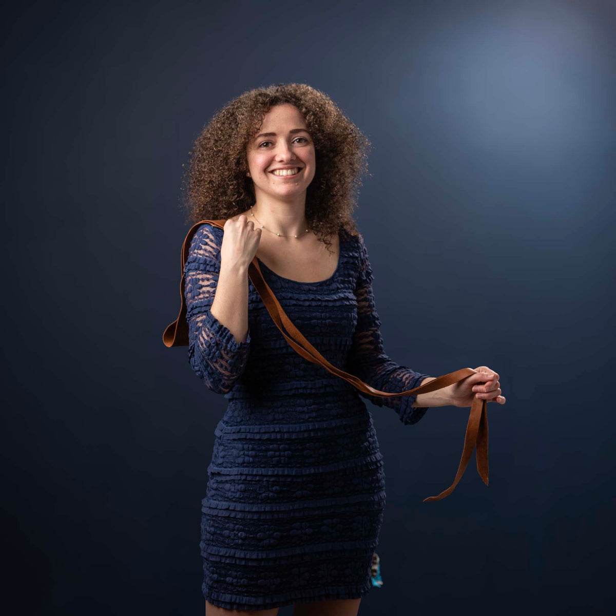 Women's Full Grain Leather Wrap Belt