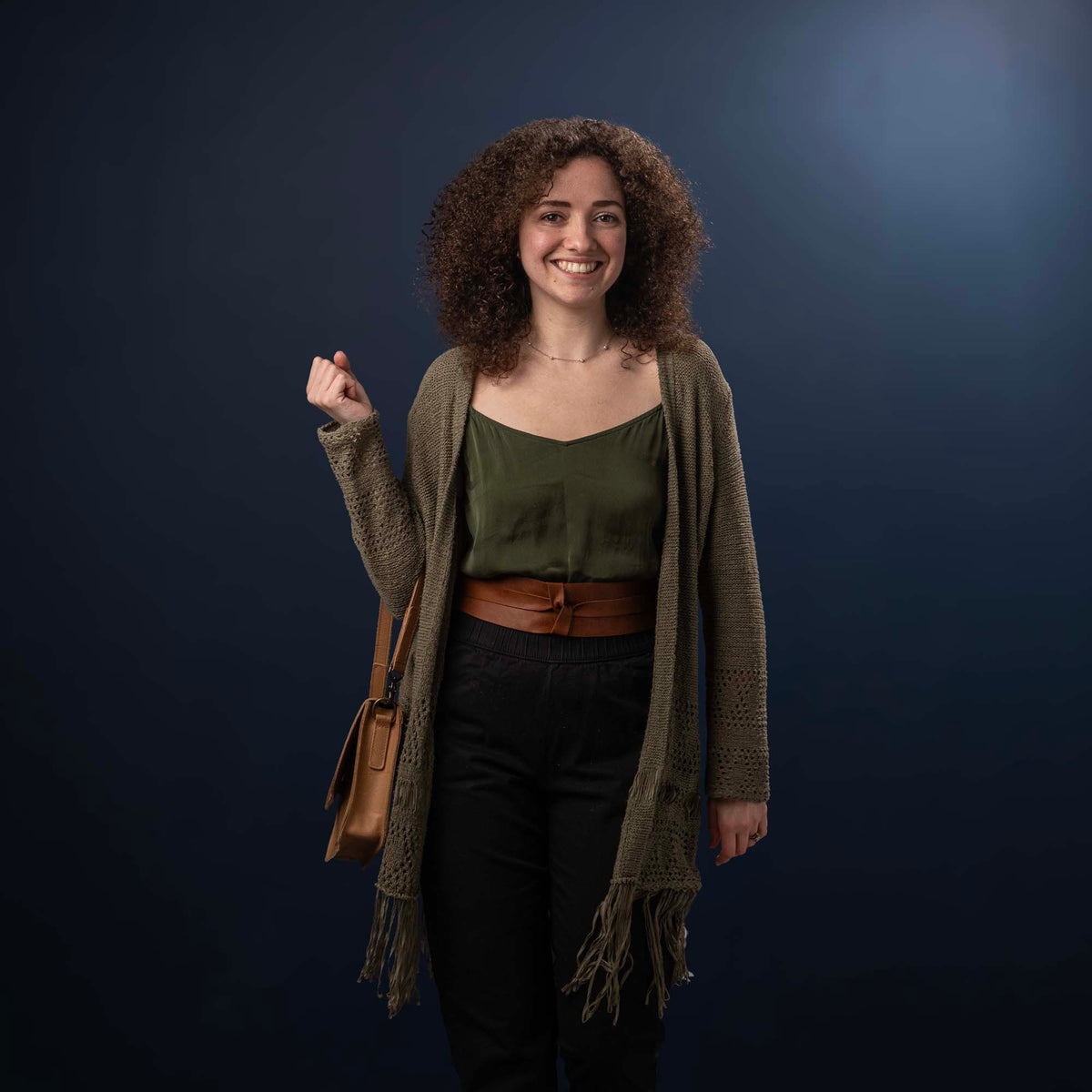 Women's Full Grain Leather Wrap Belt