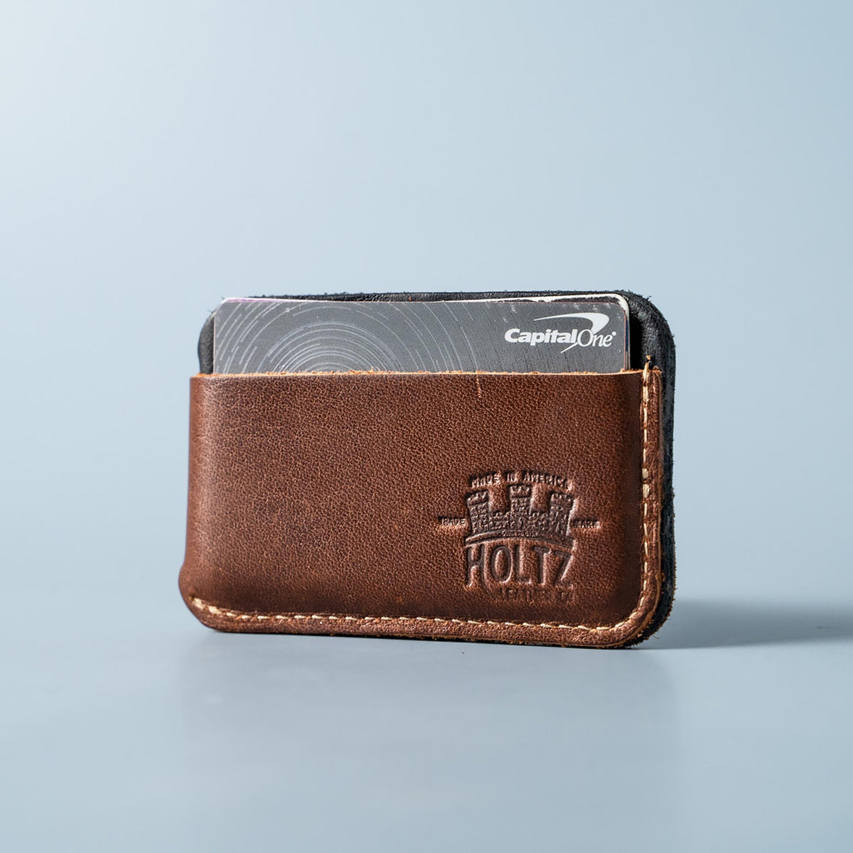 The Charleston Personalized Fine Leather Triple Sleeve Front Pocket Wallet