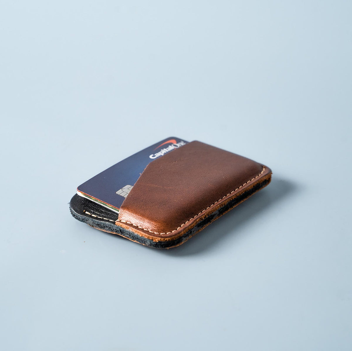 The Charleston Personalized Fine Leather Triple Sleeve Front Pocket Wallet