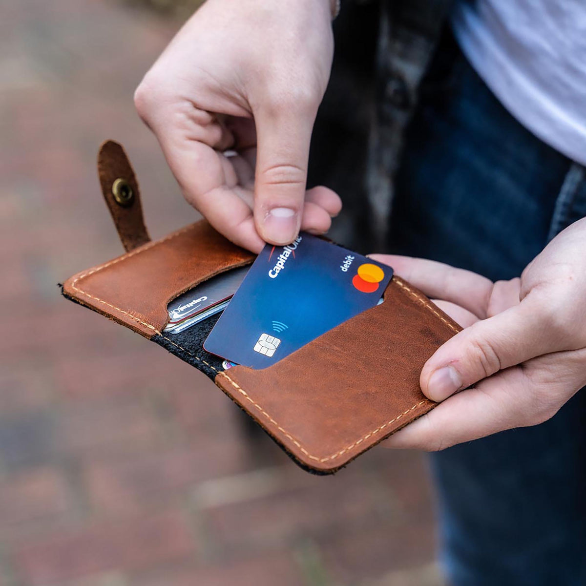 The Doolittle Fine Leather Snap Closure Wallet BiFold