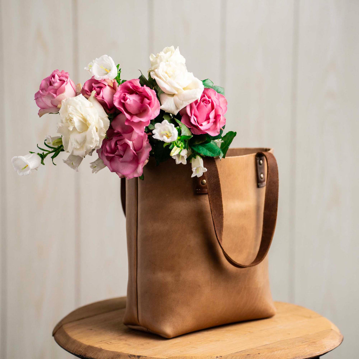 The Ashley Tote Fine Leather Handbag Purse Bag