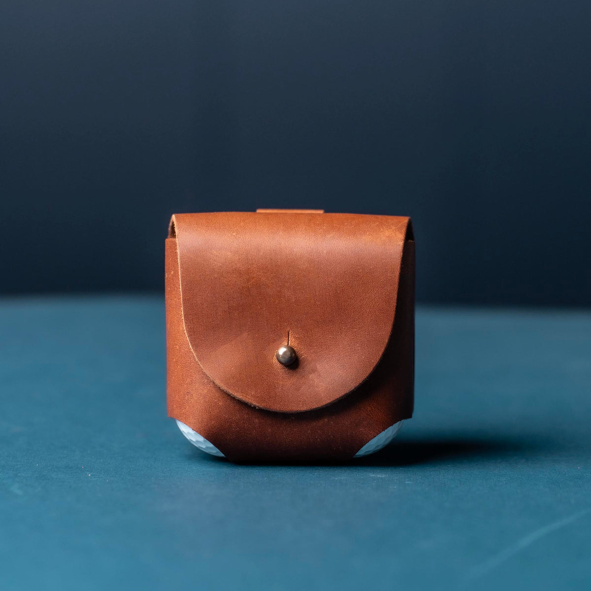 Personalized Fine Leather Golf Ball Holster