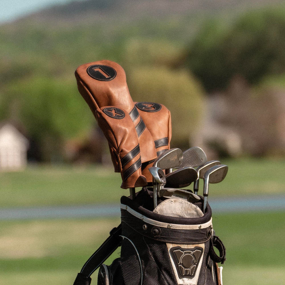 Personalized Fine Leather Golf Club Head Covers