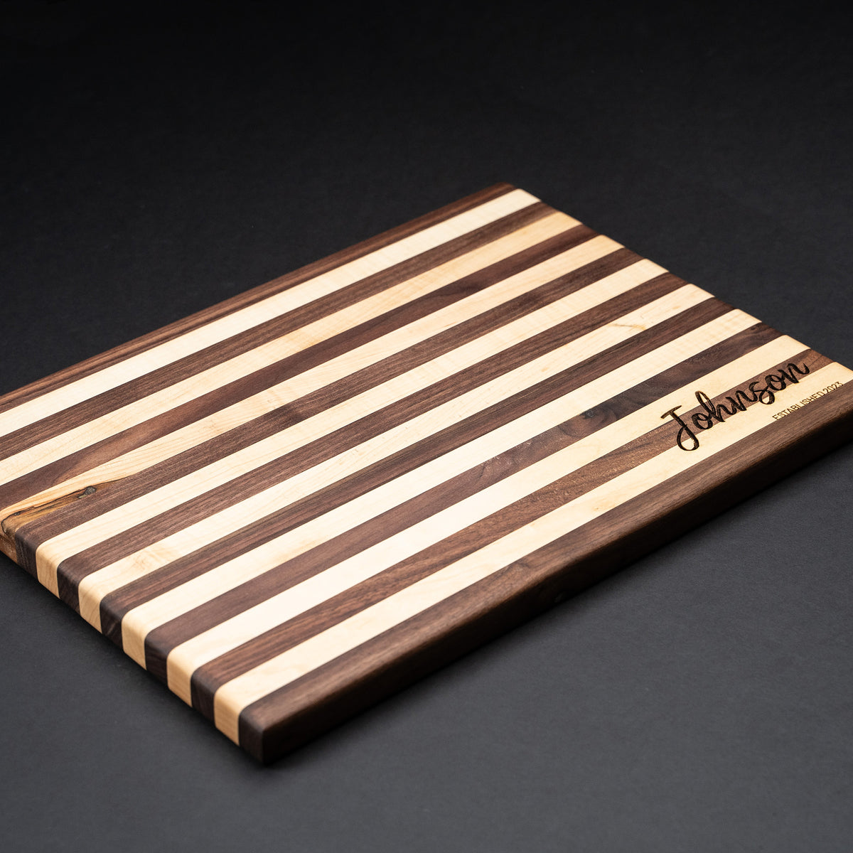 American Walnut & Maple Wood Cutting Board