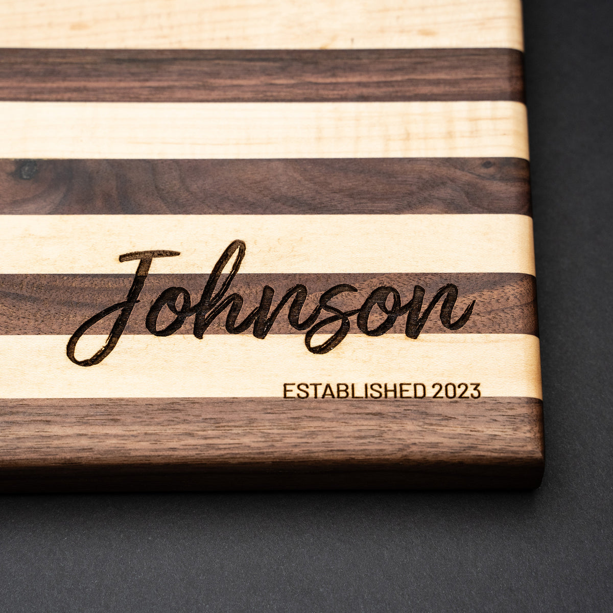 American Walnut & Maple Wood Cutting Board