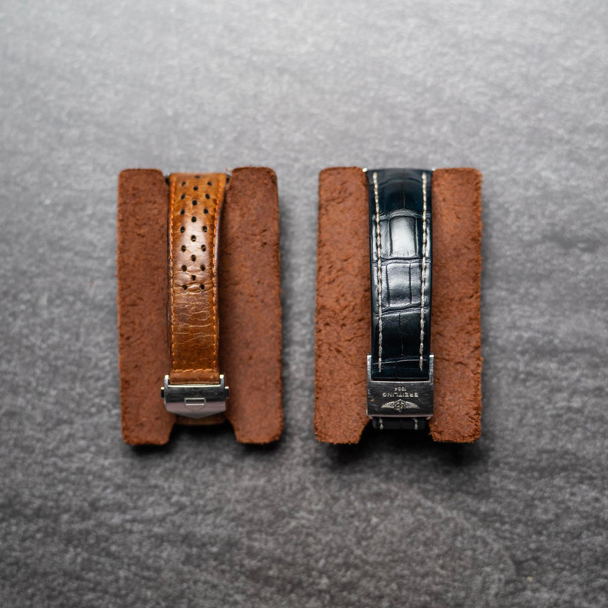 The Meridian - Personalized Full Grain Leather Watch Holder Travel Case