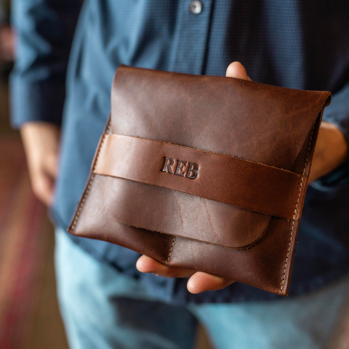 The Meridian - Personalized Full Grain Leather Watch Holder Travel Case