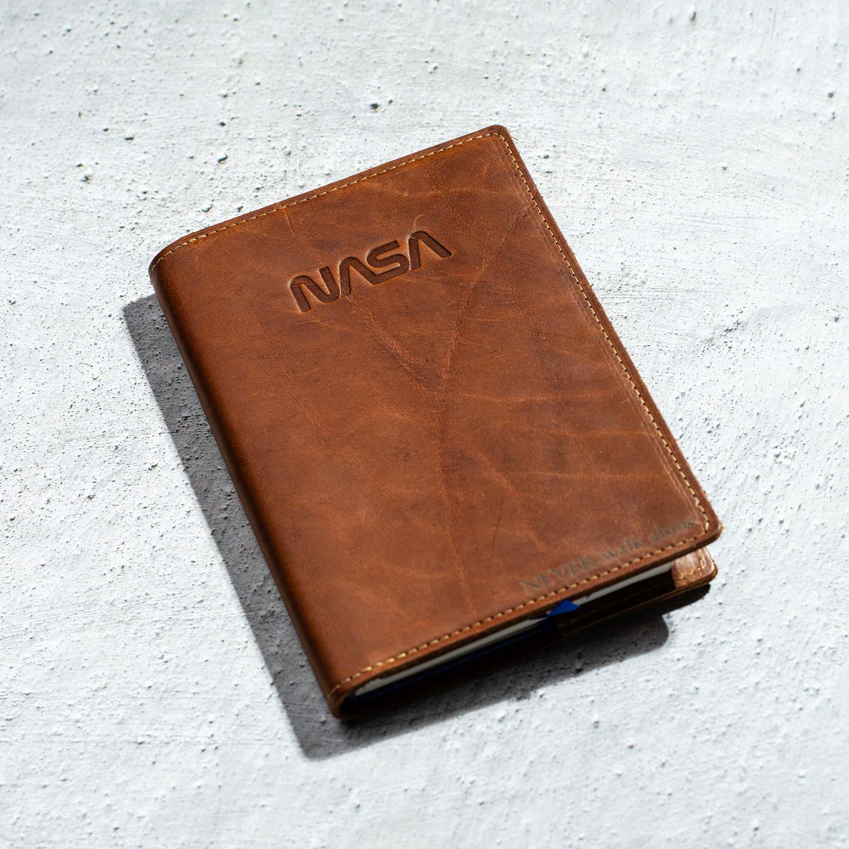 The Nasa Scholar - Personalized Leather Journal Cover