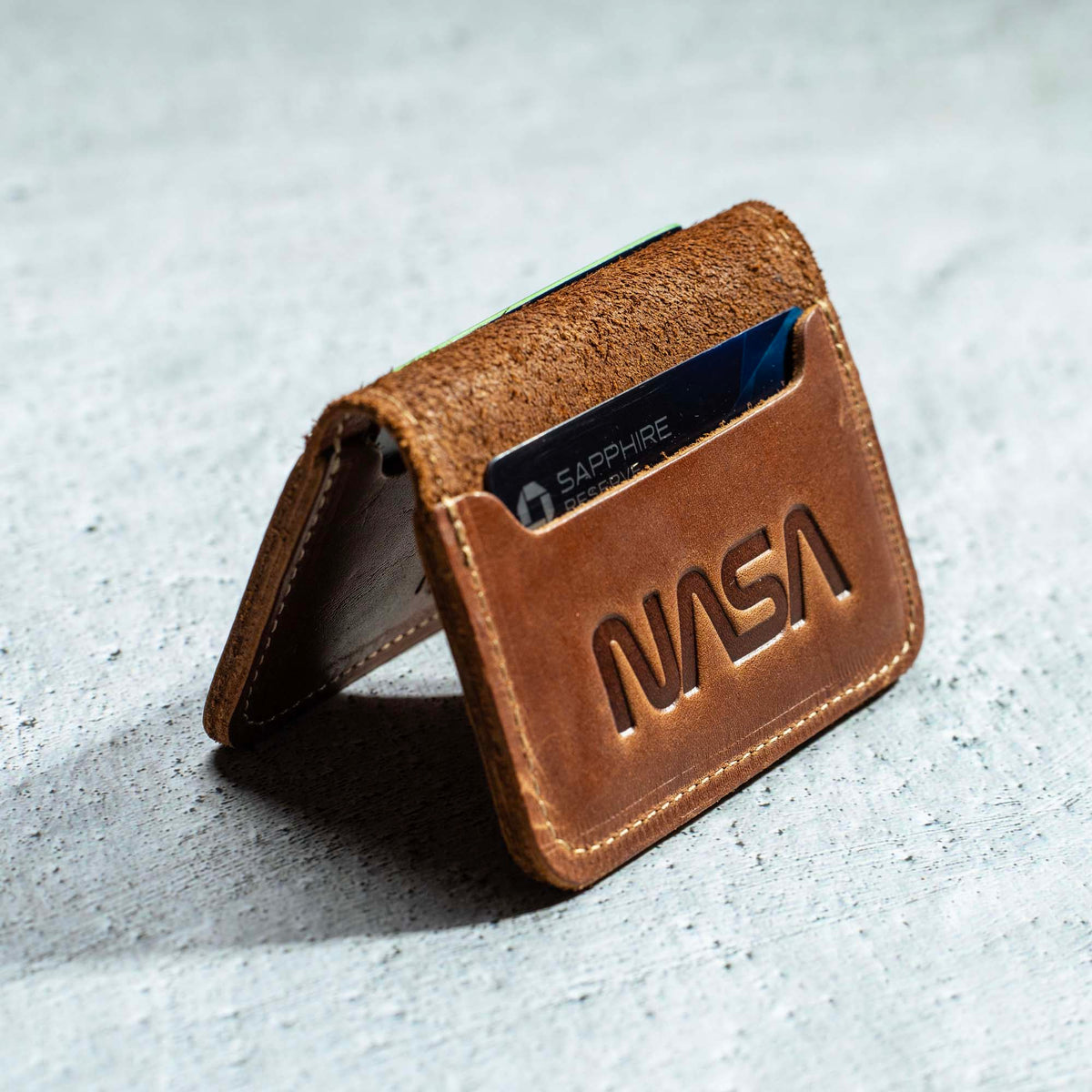 The Nasa Gates Full Grain Leather Wallet