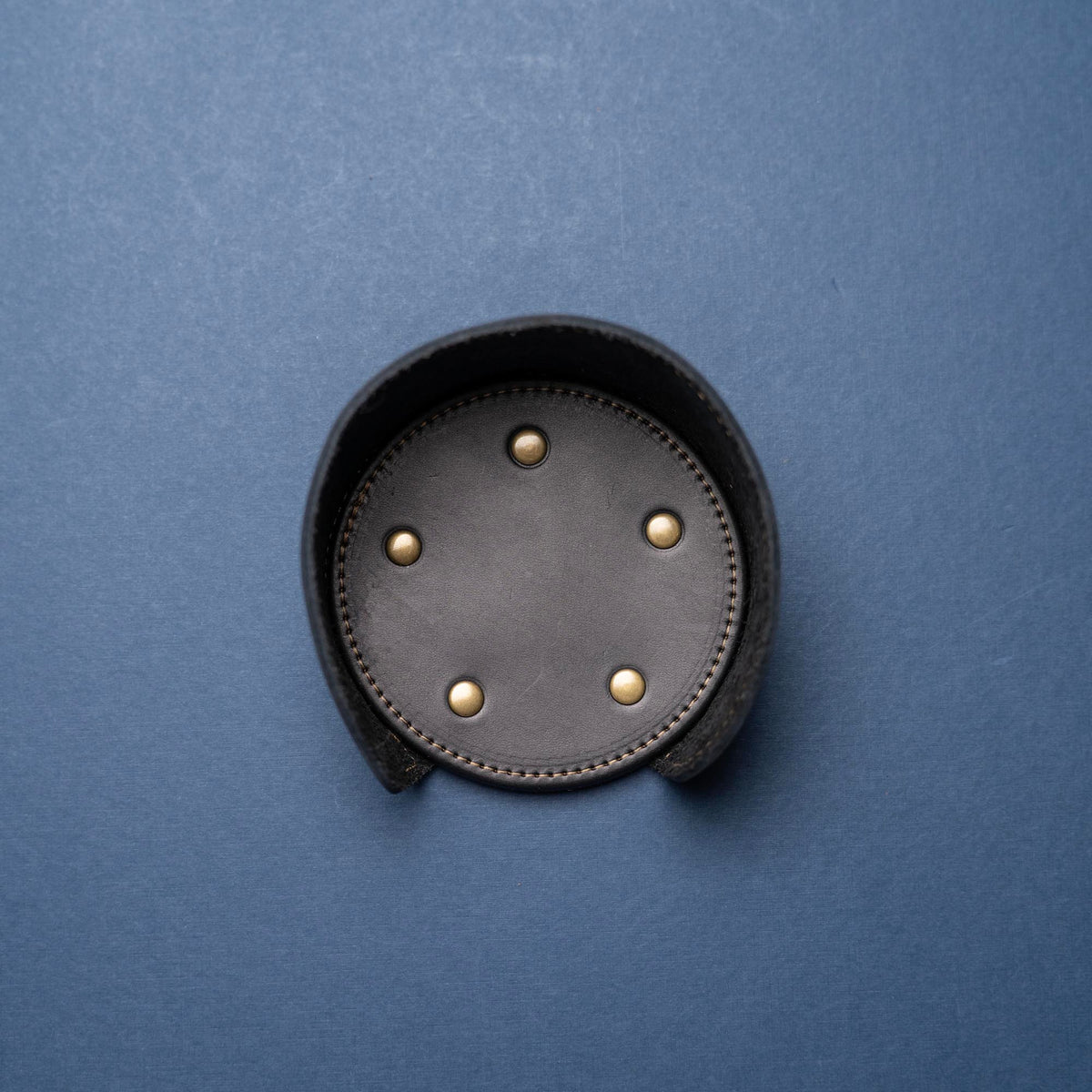 Coaster Holder – Fine Leather Holder in Round or Square