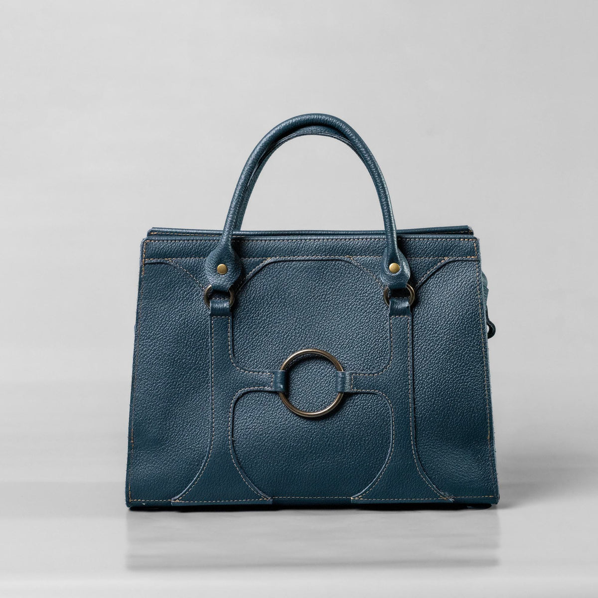 The Ellie Fine Leather Structured Women's Handbag and Crossbody Purse