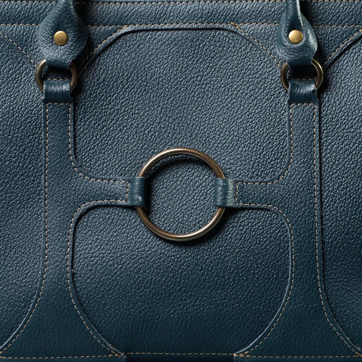 The Ellie Fine Leather Structured Women's Handbag and Crossbody Purse