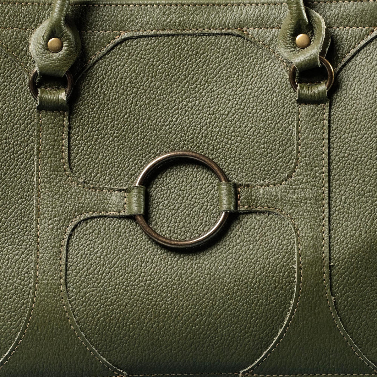 The Ellie Fine Leather Structured Women's Handbag and Crossbody Purse