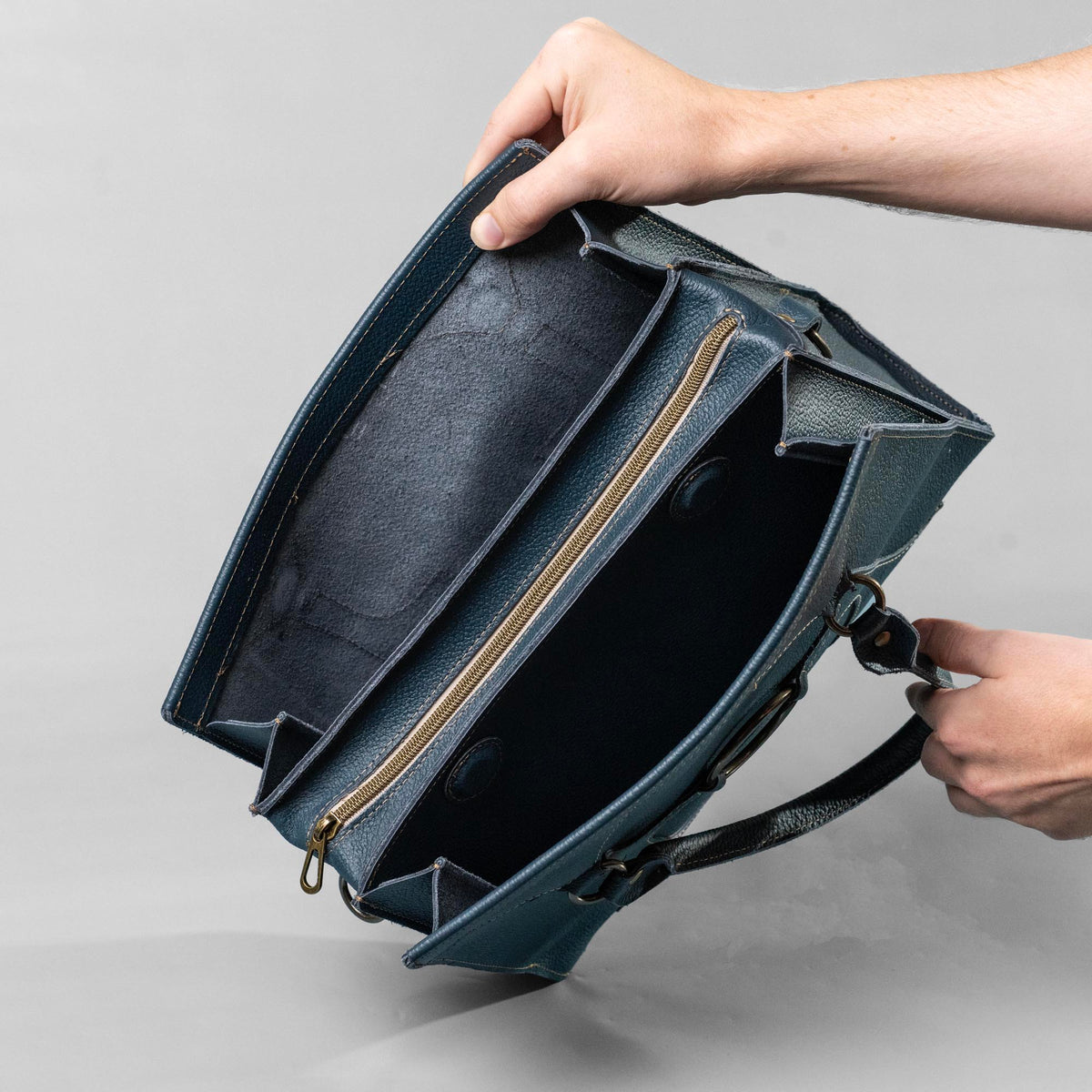 The Ellie Fine Leather Structured Women's Handbag and Crossbody Purse