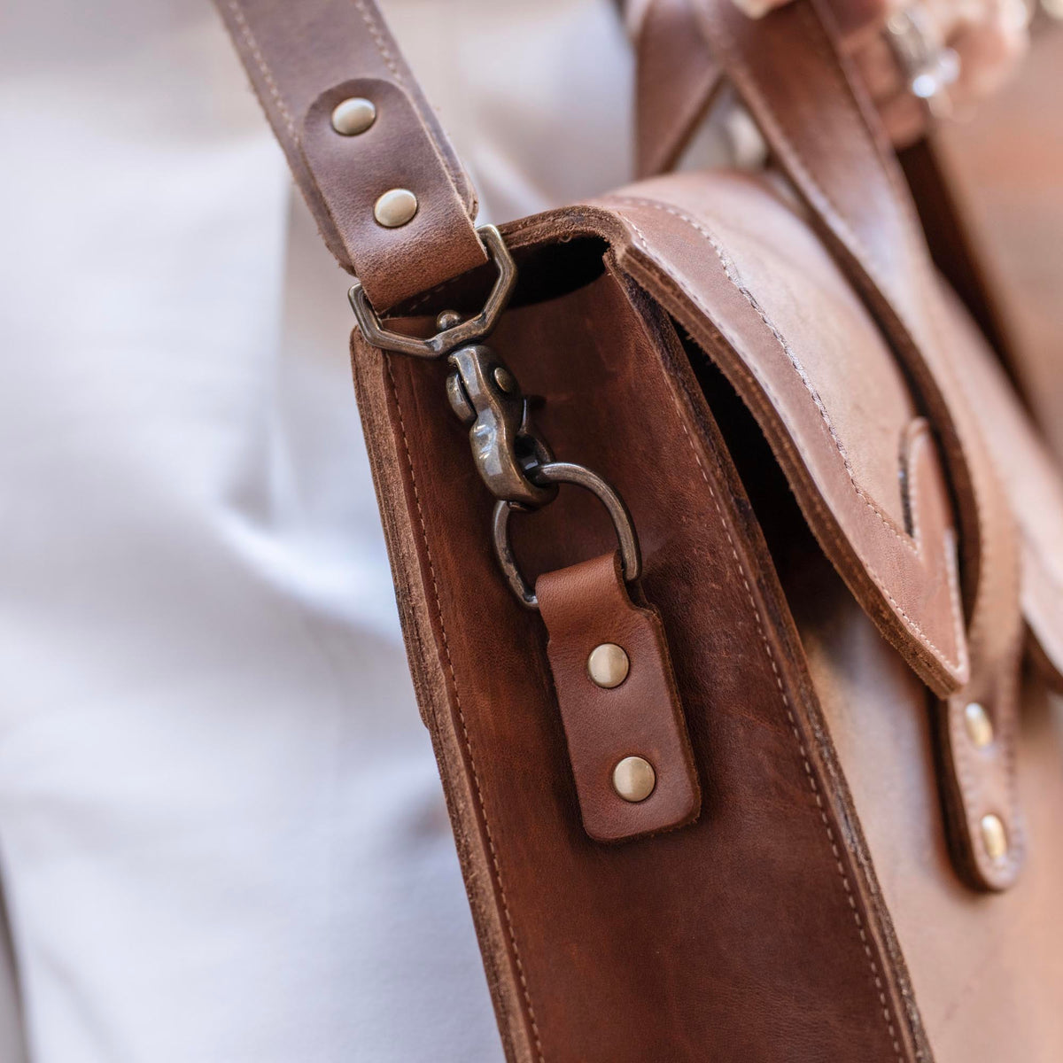 The No. 101 Professional Uptown Bag Fine Leather Briefcase