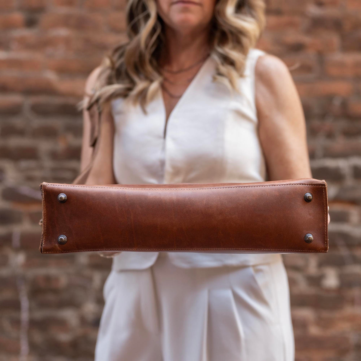 The No. 101 Professional Uptown Bag Fine Leather Briefcase