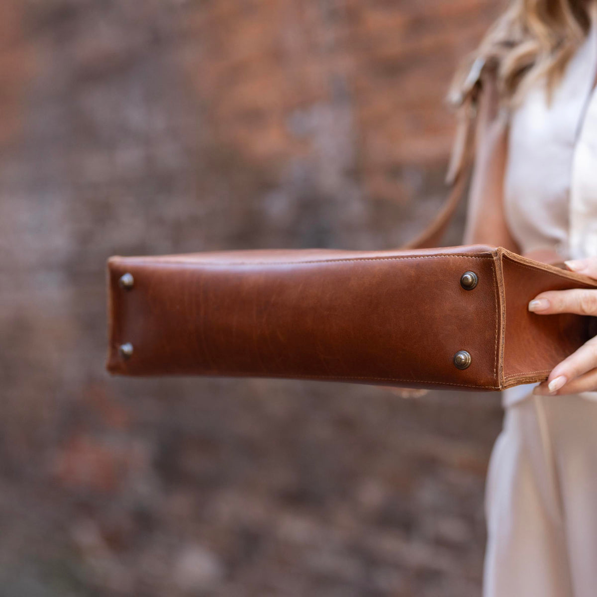 The No. 101 Professional Uptown Bag Fine Leather Briefcase