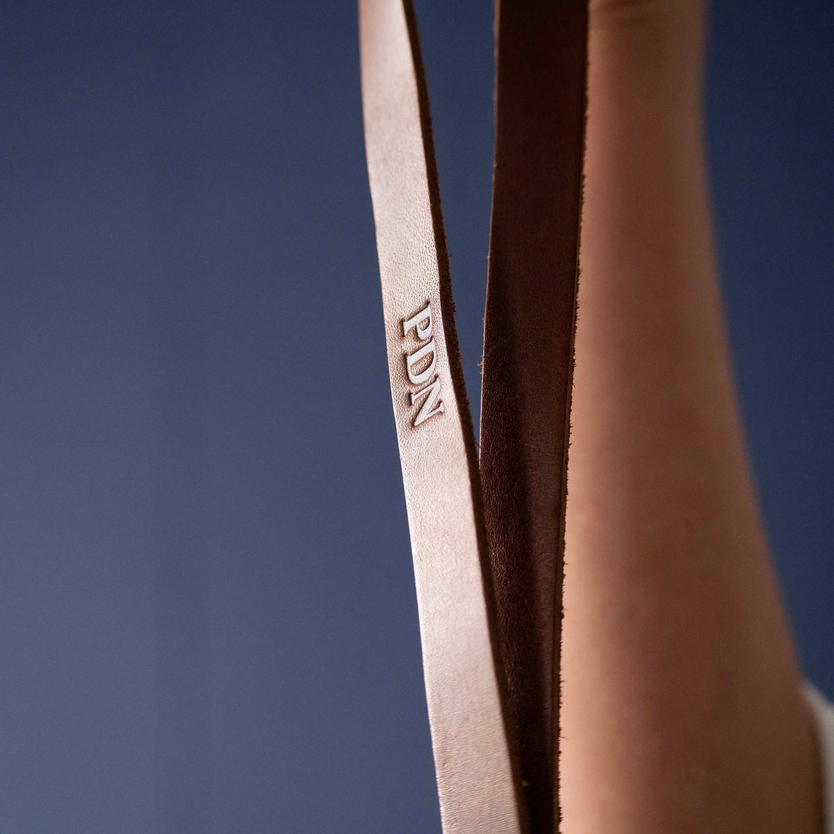 The Producer – Personalized Fine Leather Lanyard – With Swivel Clip