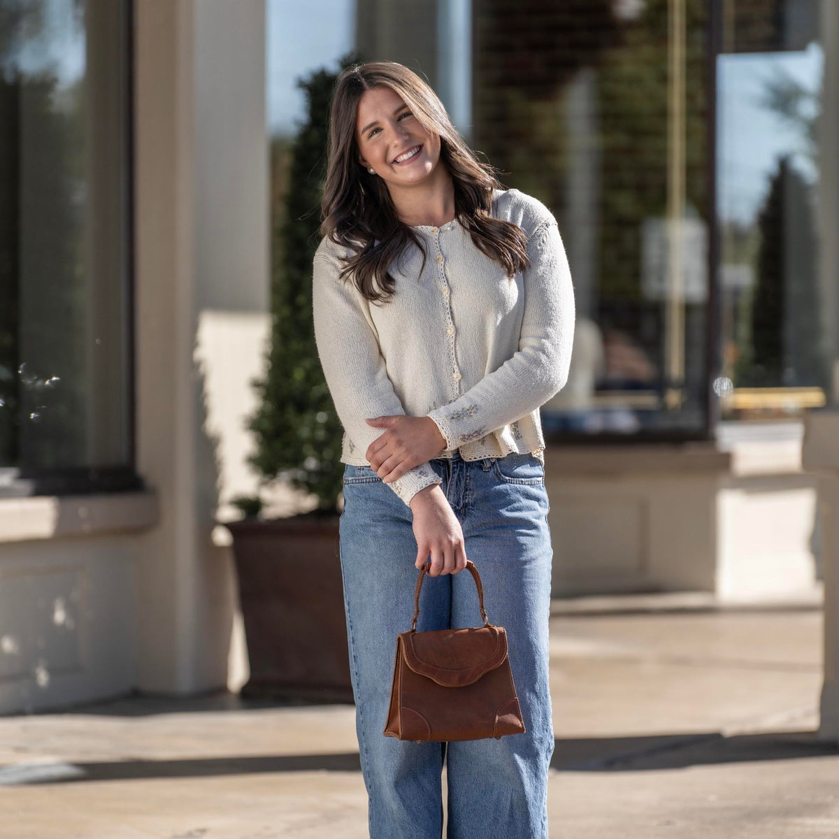 The Aly Fine Leather Women's Petite Purse