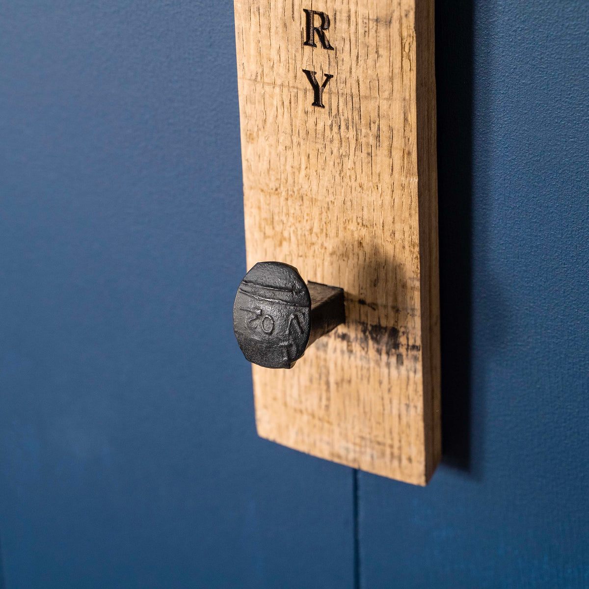 Tennessee Whiskey Barrel Stave Towel Hanger Wall Hook