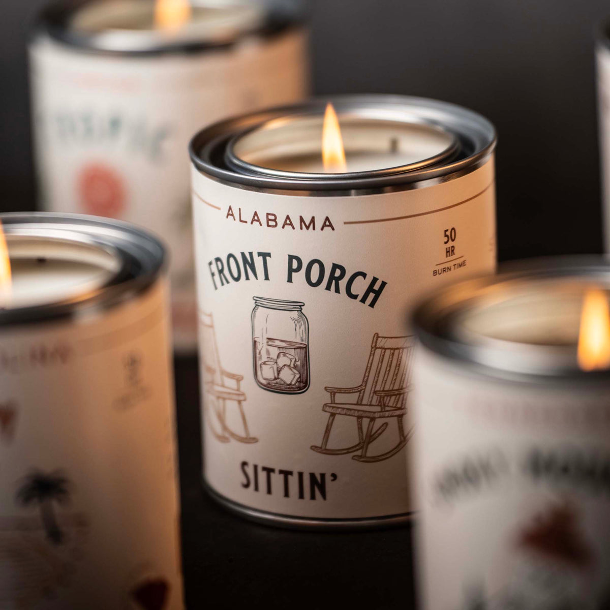 Alabama - Front Porch Sittin' State Candle