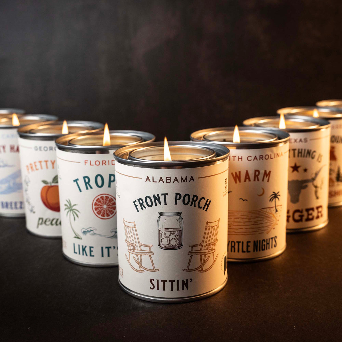 Alabama - Front Porch Sittin' State Candle