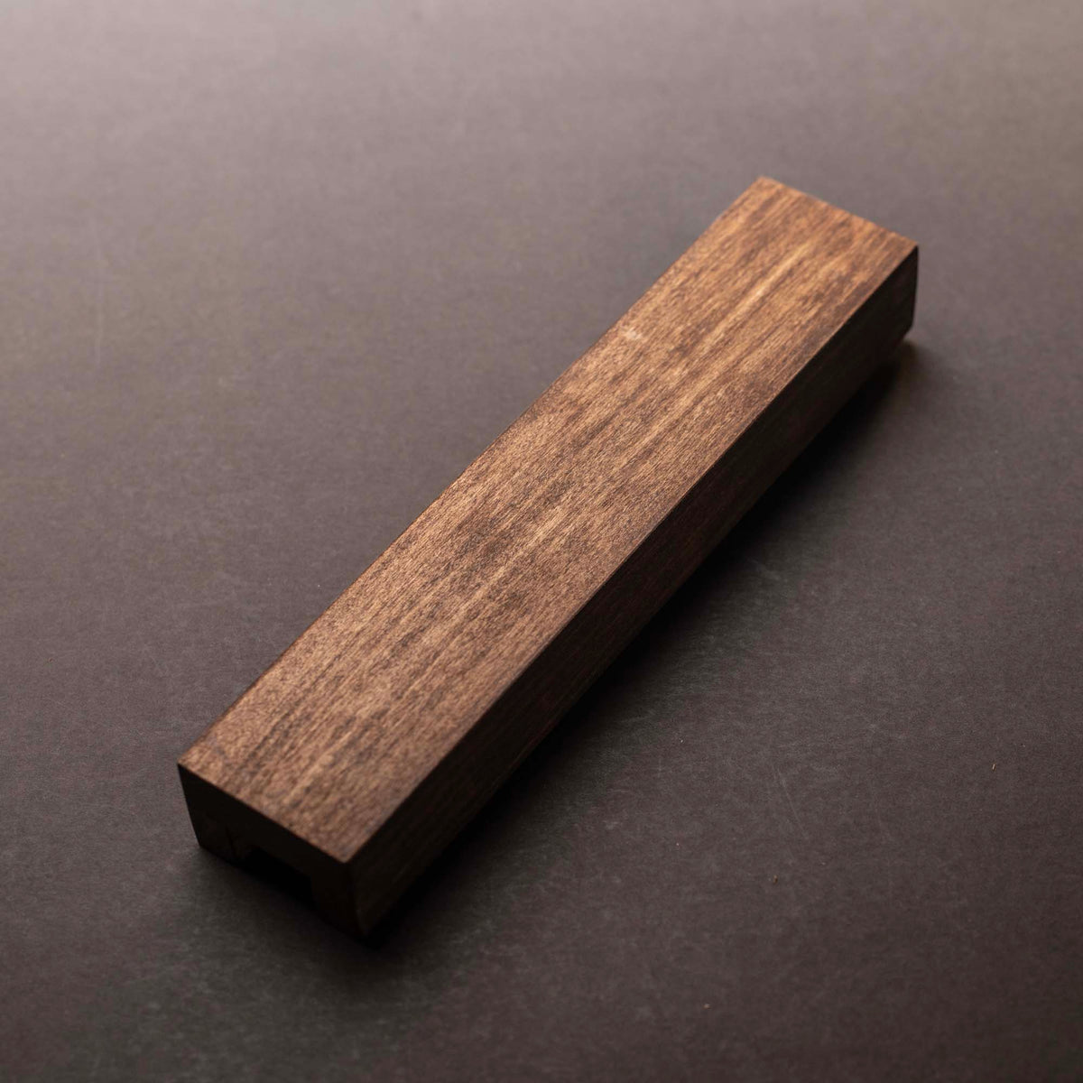 Slim 12 Inch Wood Wall Planter Sconce Vase with Pocket & Eucalyptus