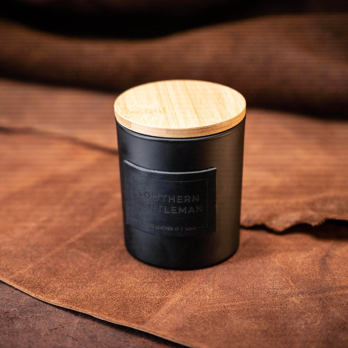 Southern Gentleman - Smolder Luxe Masculine Scented Leather Patch Candle