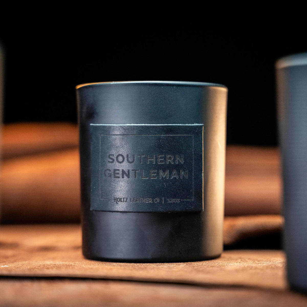 Southern Gentleman - Smolder Luxe Masculine Scented Leather Patch Candle