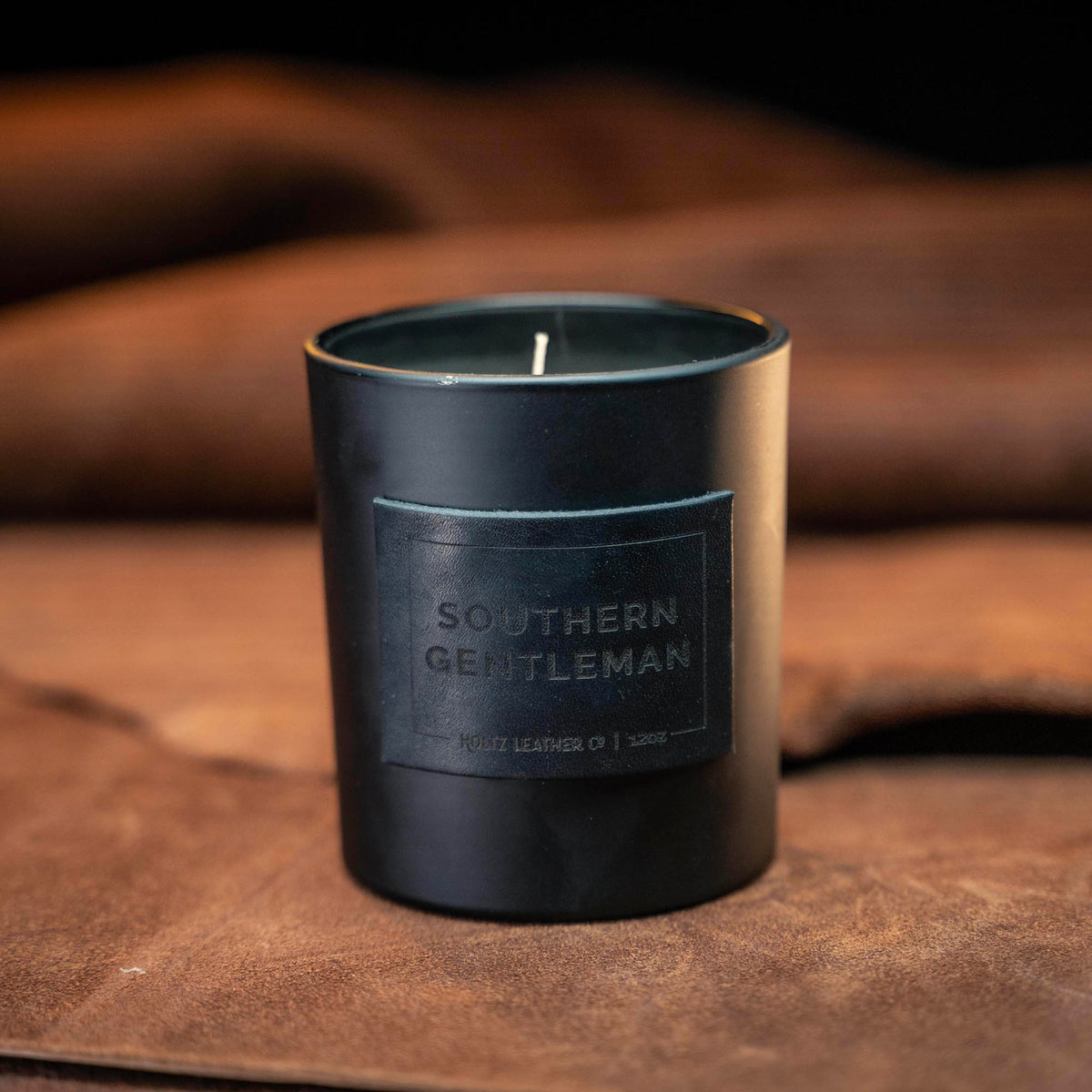 Southern Gentleman - Smolder Luxe Masculine Scented Leather Patch Candle