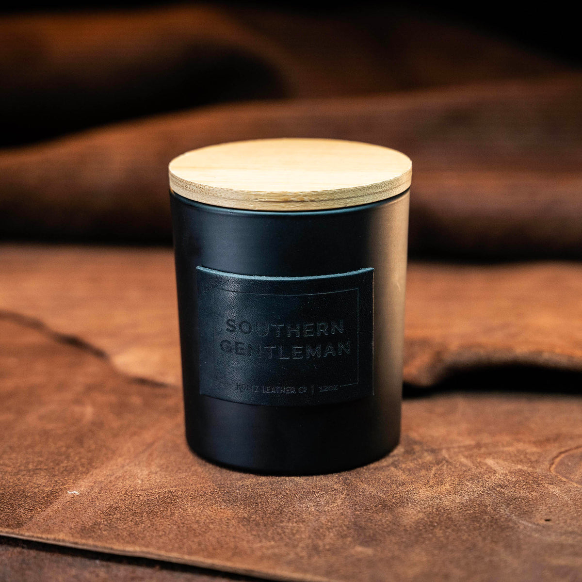 Southern Gentleman - Smolder Luxe Masculine Scented Leather Patch Candle
