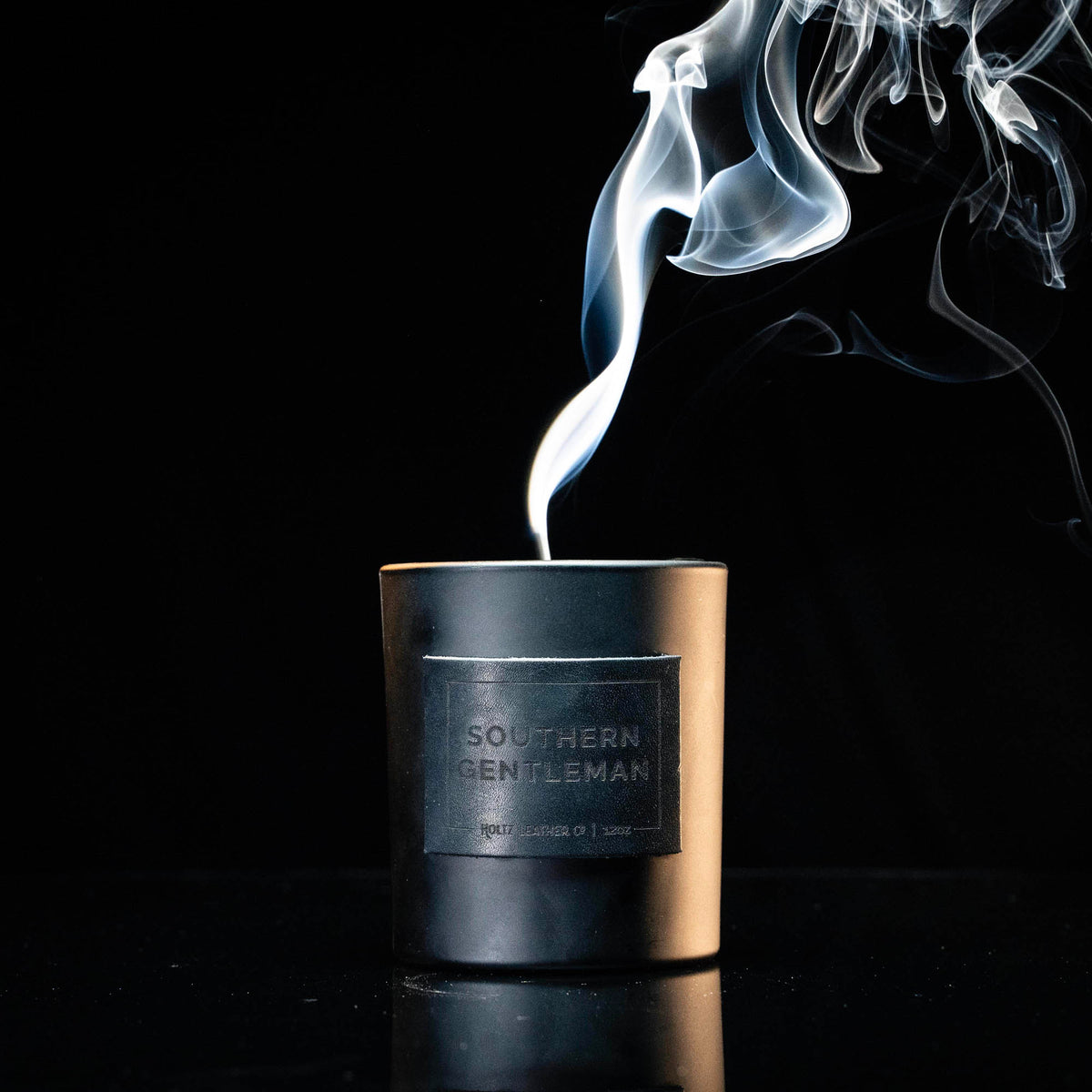Southern Gentleman - Smolder Luxe Masculine Scented Leather Patch Candle