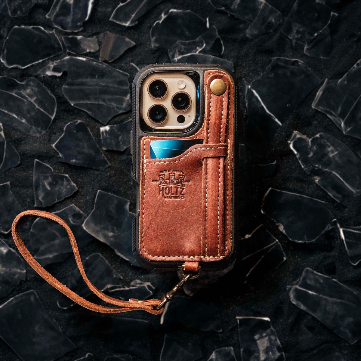The SWITCH 4-IN-1 Leather Phone Case - WALLET, KICKSTAND & LOOP for iPhone®