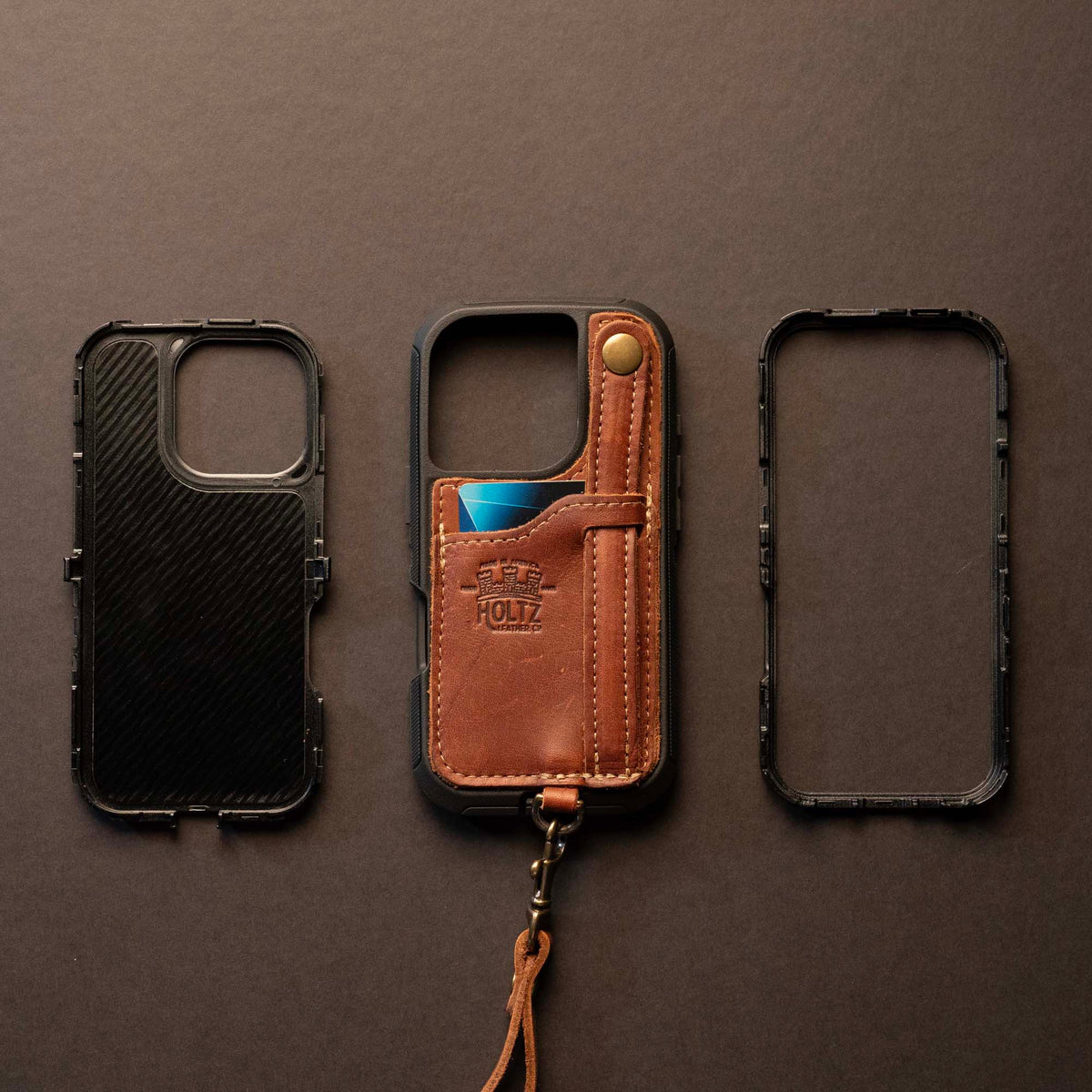 The SWITCH 4-IN-1 Leather Phone Case - WALLET, KICKSTAND & LOOP for iPhone®