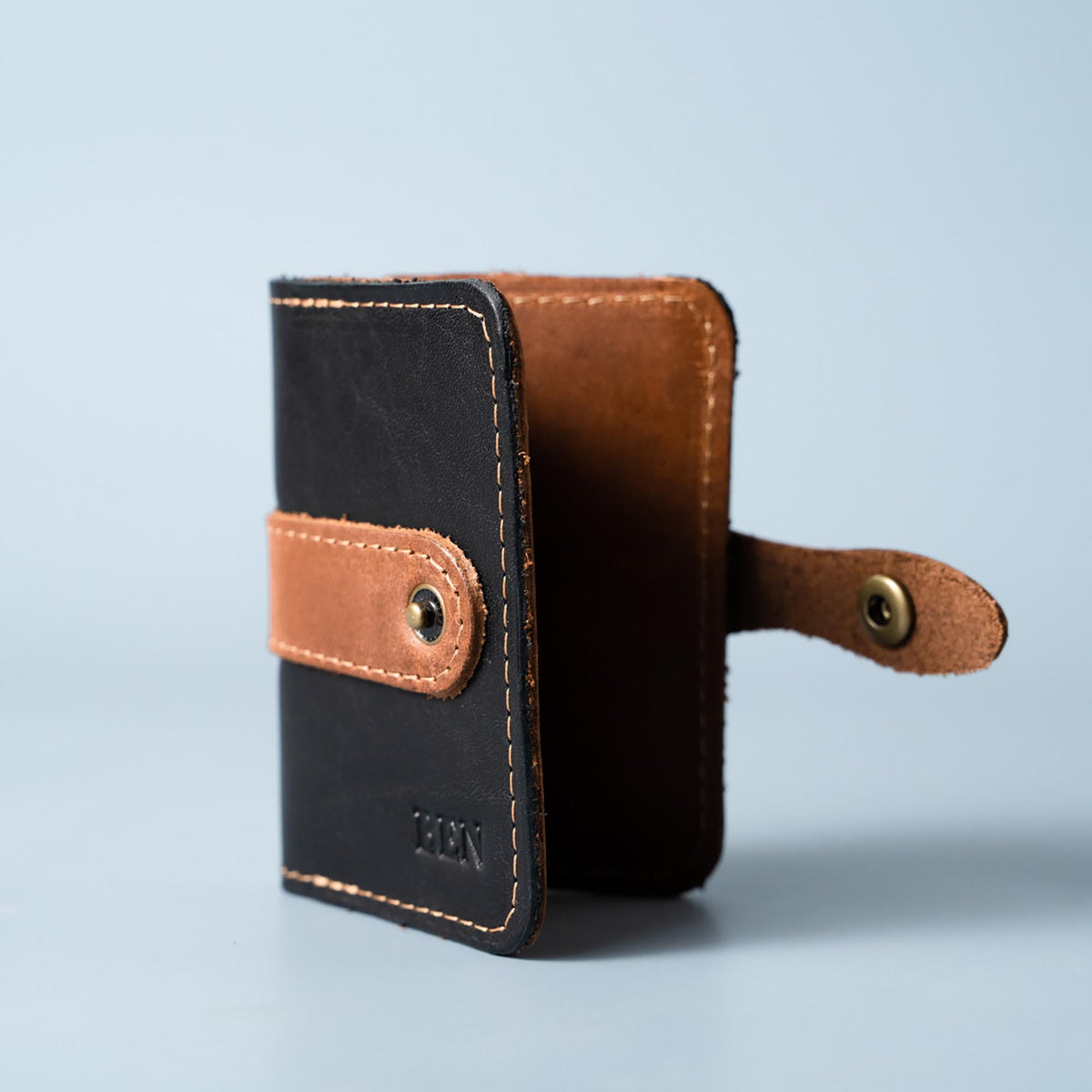The Doolittle Fine Leather Snap Closure Wallet BiFold