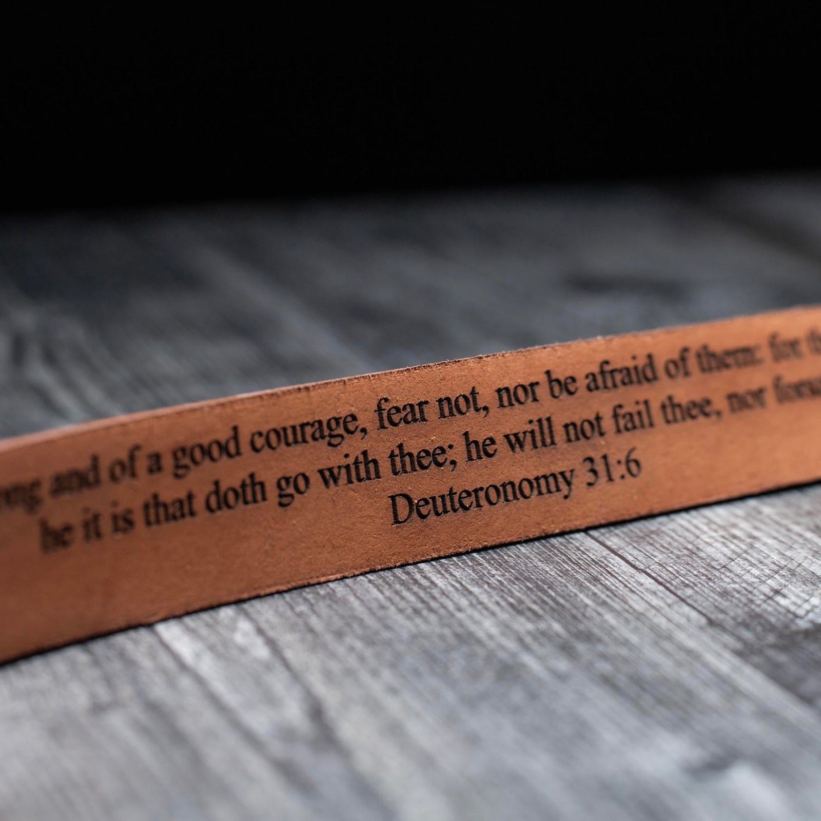 Fine Leather Men's Dress Belt Handcrafted from Bridle Leather - Shoporiaz