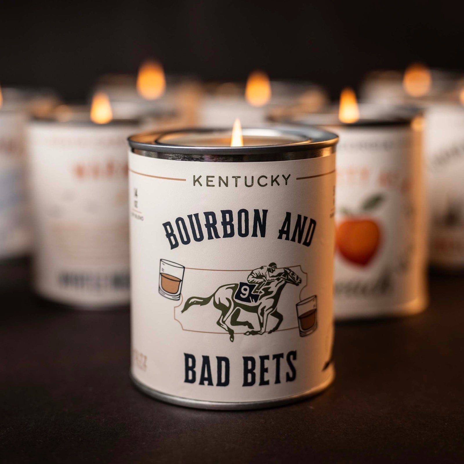 Kentucky - Bourbon and Bad Bets State Candle - Shoporiaz