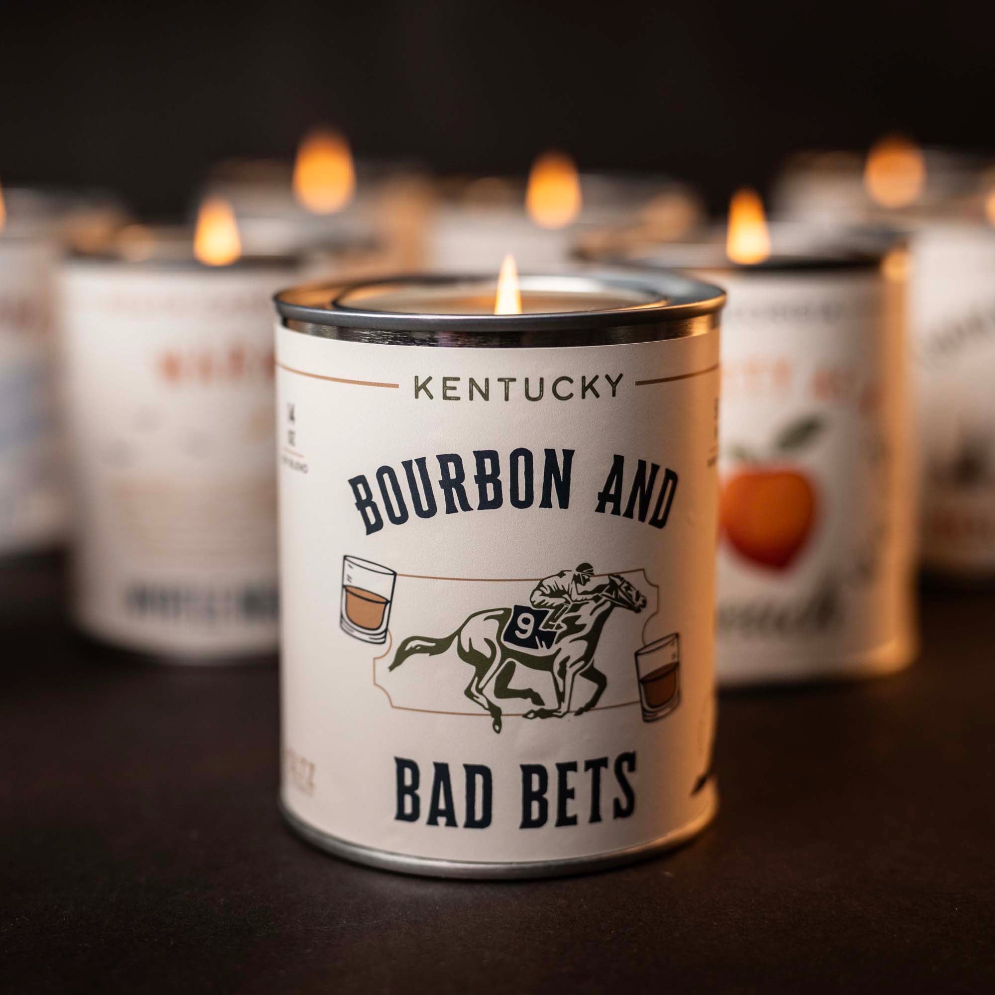 Kentucky - Bourbon and Bad Bets State Candle - Shoporiaz