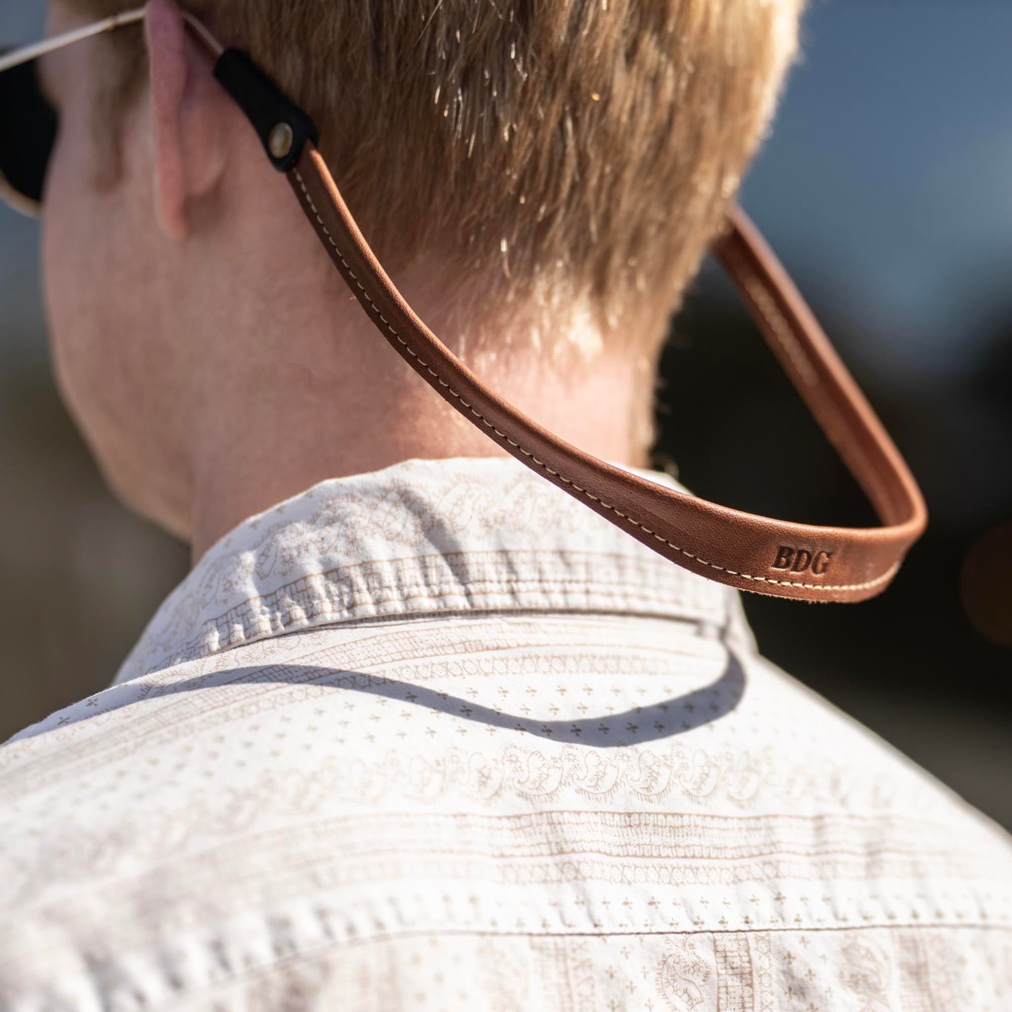 Personalized Fine Leather Sunglass Strap - Shoporiaz