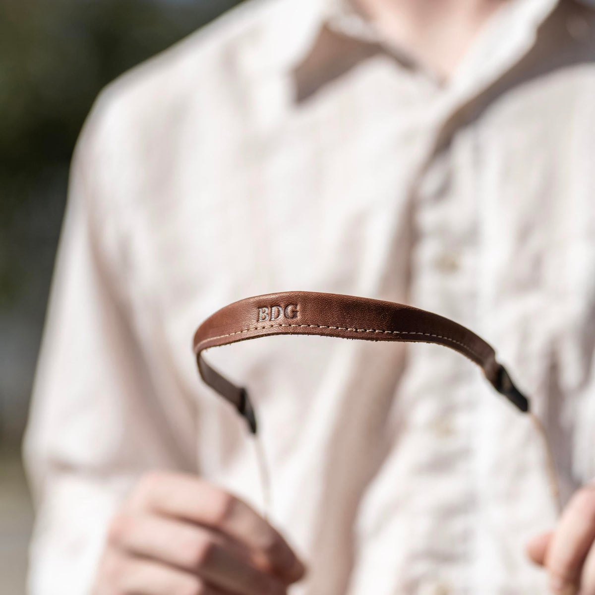 Personalized Fine Leather Sunglass Strap - Shoporiaz