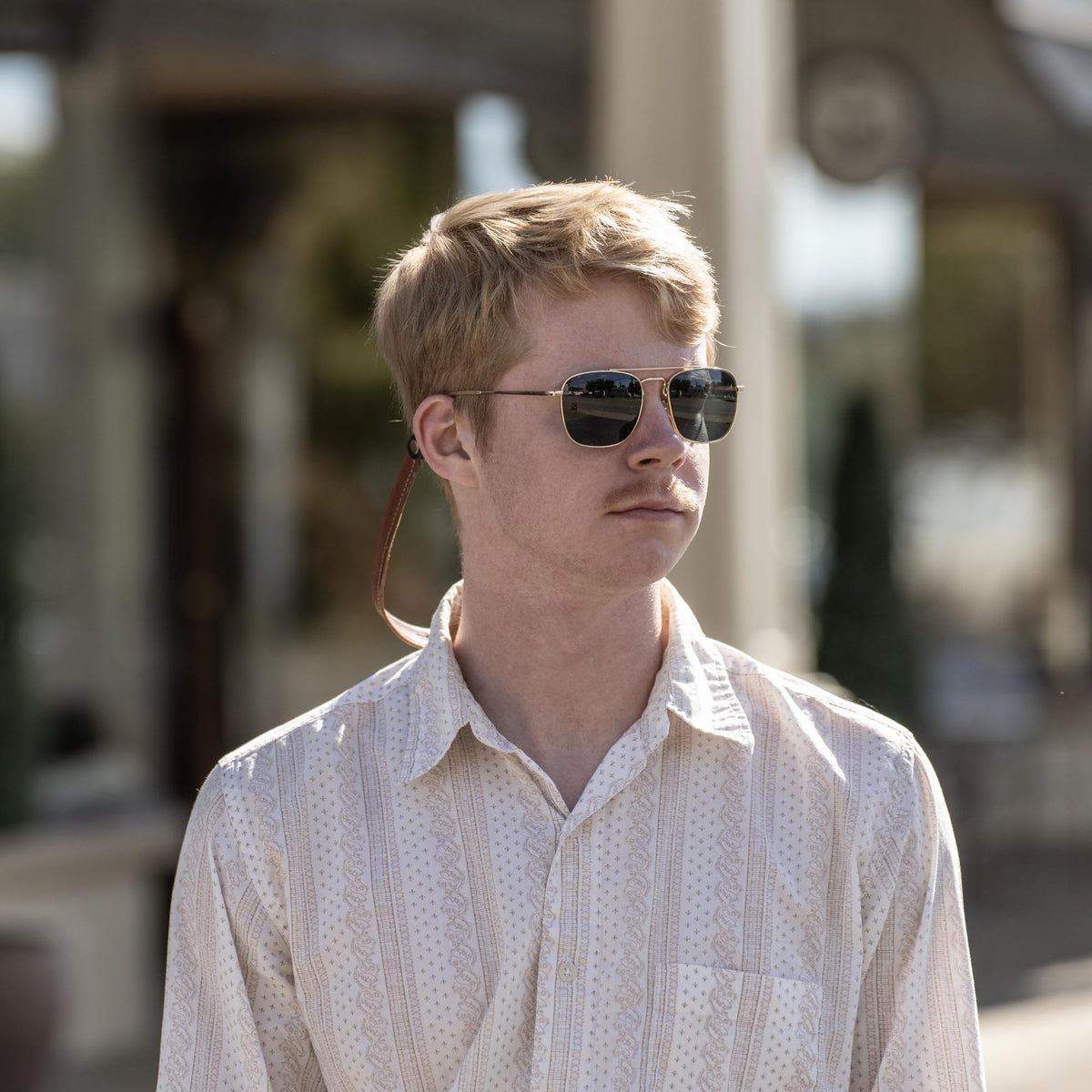 Personalized Fine Leather Sunglass Strap - Shoporiaz