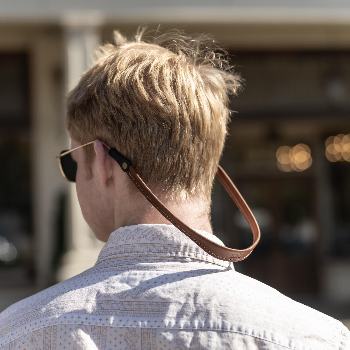 Personalized Fine Leather Sunglass Strap - Shoporiaz