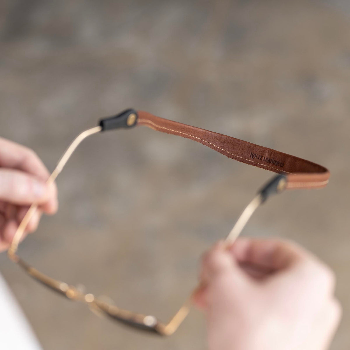 Personalized Fine Leather Sunglass Strap - Shoporiaz